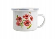 Lumarko KUBEK EMALIOWANY 10CM 0,5L MAKI