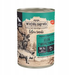 Wiejska Zagroda Leśne smaki z jeleniem i wieprzowiną 400g