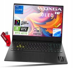 Laptop HP Laptop HP Omen Transcend 16 Intel i7 64GB 1TB SSD WQXGA OLED RTX GAMINGOWY