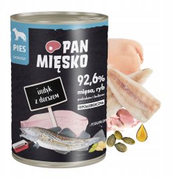 Pan Mięsko Indyk z dorszem 400g