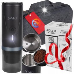 Ekspres ciśnieniowy Adler Ekspres ciśnieniowy do kawy Przenośny 20 bar na kawę mieloną i kapsułki