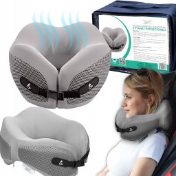 Medi Sleep Poduszka turystyczna do spania, do samochodu, samolotu, na kemping, Od Medi Sleep