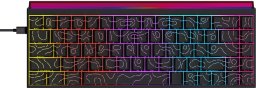 Klawiatura Ajazz NK68 Red Switch Black USB-C