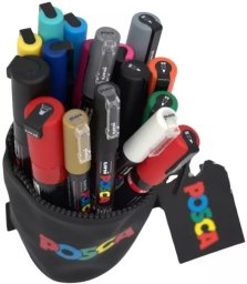Piórnik Posca POSCA Retractable Case, Zipper close