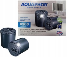 Aquaphor 2 szt Wkład Filtrujący AQUAPHOR B200 Do Systemu MODERN Filtr Wody Nablatowy