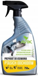 AVIK ŚRODEK SPRAY PREPARAT DO CZYSZCZENIA I USUWANIA PTASICH ODCHODÓW AVIK