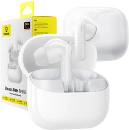 Słuchawki Baseus Bass BP1 NC In-Ear TWS Biały (A0010705)