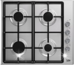 Płyta grzewcza Beko Płyta gazowa Beko HIBG 64122SX 4 Palniki Stalowa