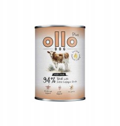 Ollo Ollo Plus Kolagen Cielęcina 400g puszka dla psa