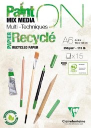 Clairefontaine Blok A6 250g 15ark