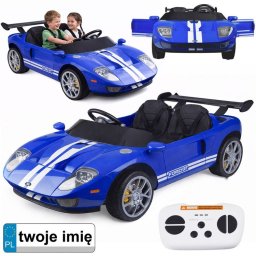 Jokomisiada Auto na akumulator dla dzieci Ford GT 4 silniki Pilot 2 osobowy PA0337