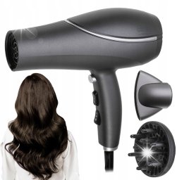 Suszarka Camry Mocna SUSZARKA do włosów 2200W Jonizacja Dyfuzor Koncentrator Zimny nawiew