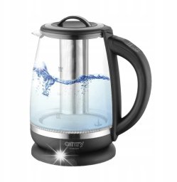 Czajnik Camry Czajnik elektryczny bezprzewodowy szklany 2L 2200W regulacja temperatury