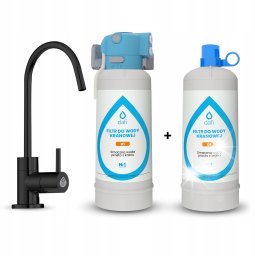 Dafi System filtrujący Dafi FLOW COMFORT 2x Filtr D1 + kran ALTO czarny