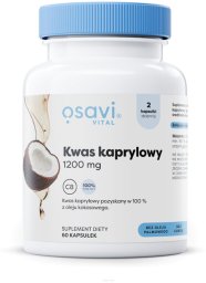 Osavi Osavi Kwas kaprylowy 1200mg suplement diety 60 kapsułek