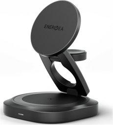 Ładowarka Energea Ładowarka indukcyjna Energea Alumag GYRO 360 Obrotowa Qi2.2 25W składana gumetal