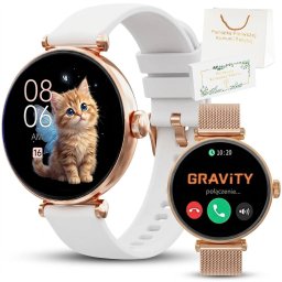 Smartwatch Gravity Zegarek dziecięcy SMARTWATCH GRAVITY GT26-2 RG/RG/WH