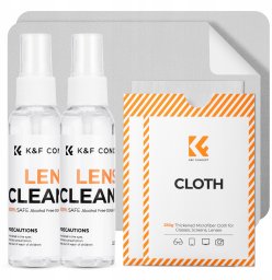 Kf 4w1 Zestaw Do Czyszczenia Ekranu Monitora Lcd 2x Płyn 60 Ml + 2x Ściereczka / Kf08.091