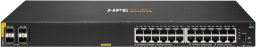 Switch HPE Hewlett Packard Enterprise Aruba 6000 24G Class4 PoE 4SFP 370W Zarządzany L3 Gigabit Ethernet (10/100/1000) Obsługa PoE 1U
