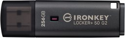 Pendrive Kingston 256GB IronKey Locker Plus 50 G2 FIPS 197
