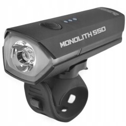 Nexelo LAMPKA ROWEROWA NEXELO SUPREME MONOLITH PRZÓD 550 LM NA AKUMULATOR