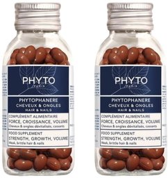 Phyto Phyto, Phytophanère, Biotin, Vitamins, Zinc, Strengthen Hair & Nails, Capsules, 240 pcs Unisex