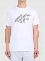 4f Koszulka męska 4F M3342 biała 4FWMM00TTSHM3342 10S 2XL