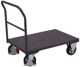 Variofit Wózek platformowy jednoburtowy, wym. 2130 x 800 x 1015 mm, 1000 kg (kolor: antracytowy)