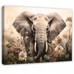Wallarena Obraz Na Płótnie Dla Dzieci Słoń Dla Dzieci 60x40