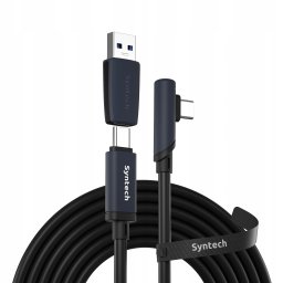 Kabel 2w1 Na Usb-c Usb-a Do Transmisji 5m 5gbps Do Meta Quest 3 2 Pro Pico4 / C101