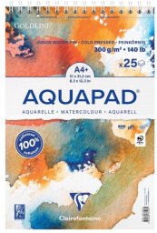 Clairefontaine Blok A4+ akwarelowy aquapad 300g 25ark