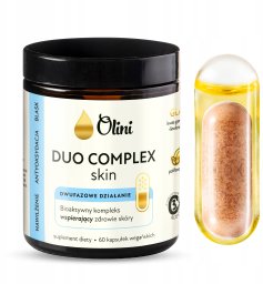 MYVITA OLINI_Duo Complex Skin Trądzik AZS wiesiołek suplement 60 kapsułek