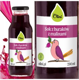 Sylveco OLINI_Sok z buraków z malinami dla dzieci 290ml