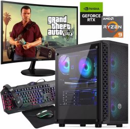 Komputer KUP TERAZ ZESTAW KOMPUTER GAMINGOWY RTX5060 l RYZEN 9 5900X l 64GB l 1TB l WIN11 PRO