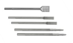 Makita ZESTAW DLUT Z UCHWYTEM SDS-MAX (5SZT) (25X400, 50X380, 400)