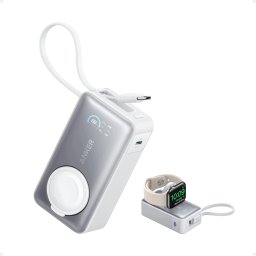 Powerbank Anker MagGo - Powerbank - 10000 mAh - 35 Watt (24 pin USB-C) - biały