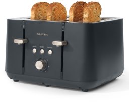 Toster Salter Toster 4 Kromki Salter MARINO 1850W Szerokie szczeliny Rozmrażanie Tacka