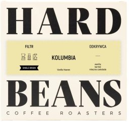 Kawa ziarnista Hard Beans Hard Beans - kawa ziarnista Kolumbia Vanilla Heaven Filter 200 g