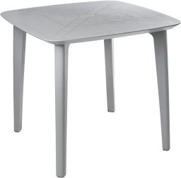Beliani Stół ogrodowy SORICO 86 cm 86 cm Szary