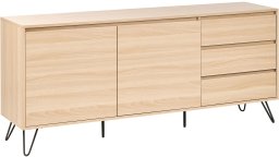 Beliani Szafka 2-drzwiowa CARDIGAN Jasnobrązowy