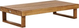 Beliani Stolik ogrodowy 110 x 60 cm jasny MARETTIMO