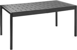 Beliani Stół ogrodowy BARTICA 154 cm 84 cm Czarny