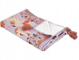 Beliani Koc piknikowy TUFKI 200 x 200 cm Purpurowy