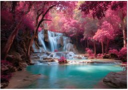 W&G Fototapeta Na Flizelinie Wodospad Las Do Sypialni Salonu 400x280