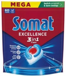 Somat DISHWASHER CAPSULES SOMAT 3IN1 60 PCS