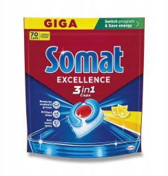 Somat DISHWASHER CAPSULES SOMAT LEMON 70PCS