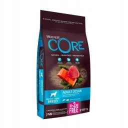 Comfy Core Adult Ocean,  karma sucha, dla dorosłych psów średnich i dużych ras, łosoś i tuńczyk, 10+2 kg