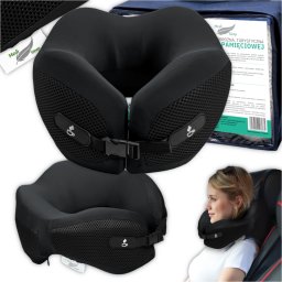 Medi Sleep PODUSZKA PODRÓŻNA TURYSTYCZNA ROGAL NA SZYJĘ DO SAMOCHODU SAMOLOTU MEDI SLE