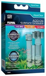 Fluval Filtr Skimmer AC 20/30/50, dla ryb, 8x4,5x12,3 cm, 45,36 g