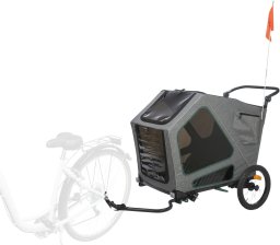 Trixie Przyczepka rowerowa, L: 80 × 103 × 98/147 cm, z zawieszeniem, max 45 kg